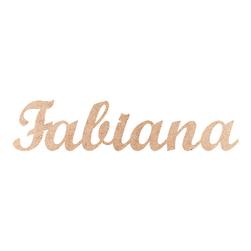 Recorte Fabiana Script Mt Std / MDF 3mm