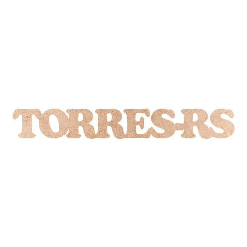 Recorte TORRES-RS Cooper Black / MDF 3mm