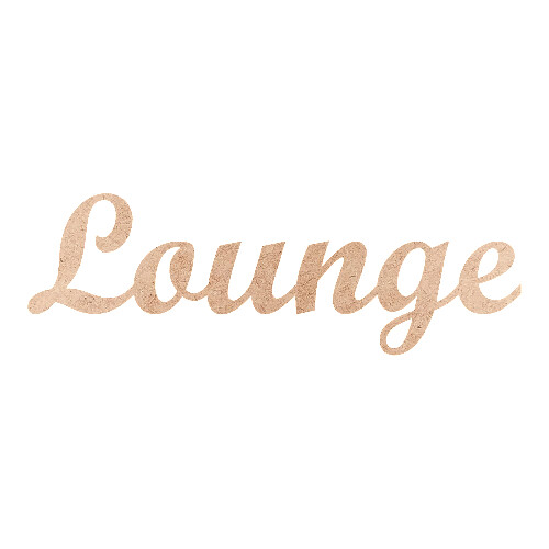 Recorte Lounge Script Mt Std / MDF 3mm