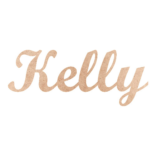 Recorte Kelly Script Mt Std / MDF 3mm