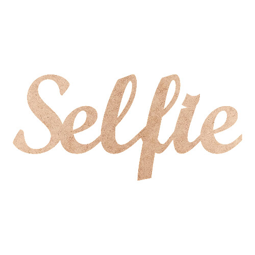 Recorte Selfie Script Mt Std / MDF 3mm