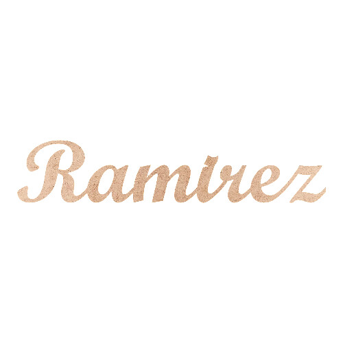 Recorte Ramirez Script Mt Std / MDF 3mm