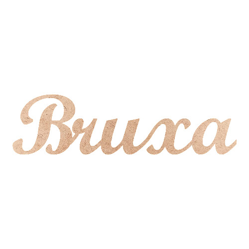 Recorte Bruxa Script Mt Std / MDF 3mm