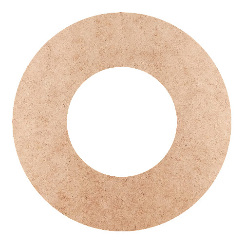 Recorte Moldura Cir 8 cm Borda 2 cm / MDF 3mm