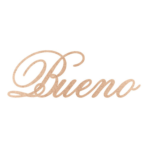 Recorte Bueno Old Script / MDF 3mm