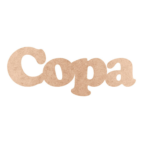 Recorte Copa Cooper Black / MDF 3mm