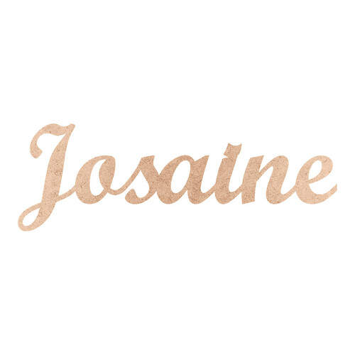 Recorte Josaine Script Mt Std / MDF 3mm