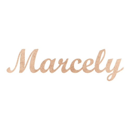 Recorte Marcely Script Mt Std / MDF 3mm