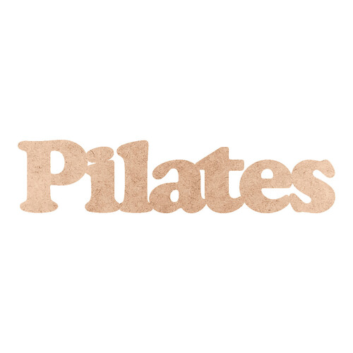 Recorte Pilates Cooper Black / MDF 3mm