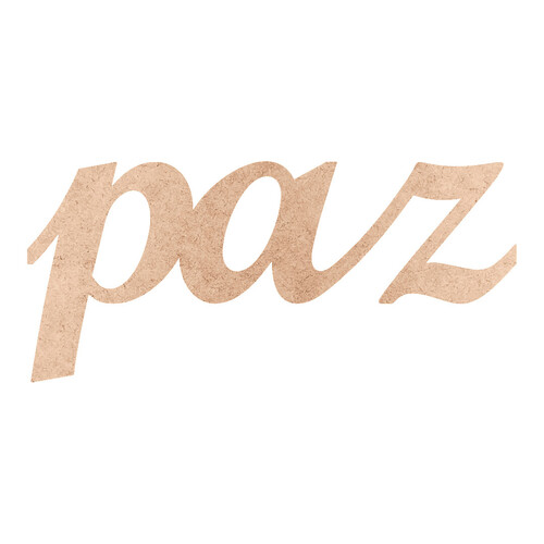 Recorte paz Script Mt Std / MDF 3mm