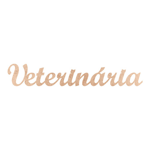 Recorte Veterinária Script Mt Std / MDF 3mm