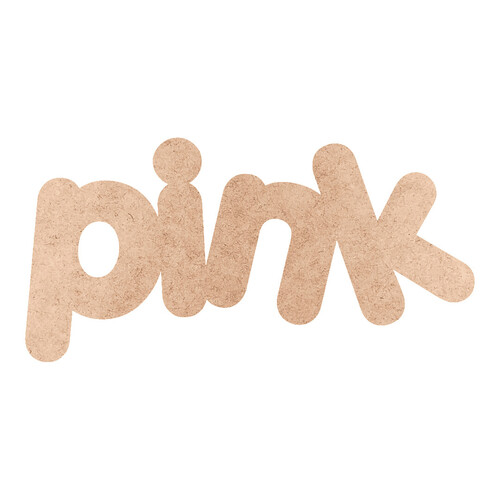 Recorte pink Porkys / MDF 3mm