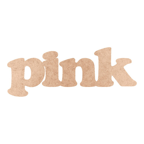 Recorte pink Cooper Black / MDF 3mm