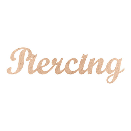 Recorte Piercing Script Mt Std / MDF 3mm