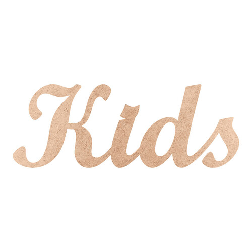 Recorte Kids Script Mt Std / MDF 3mm