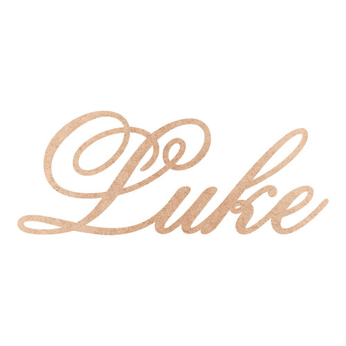 Recorte Luke Old Script / MDF 3mm