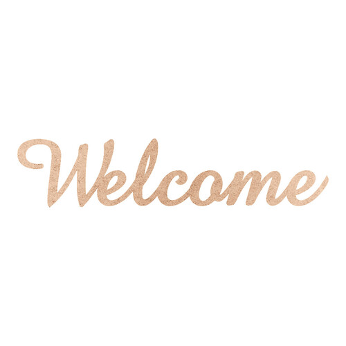 Recorte Welcome Amaze / MDF 3mm