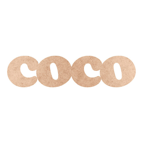 Recorte coco Cooper Black / MDF 3mm