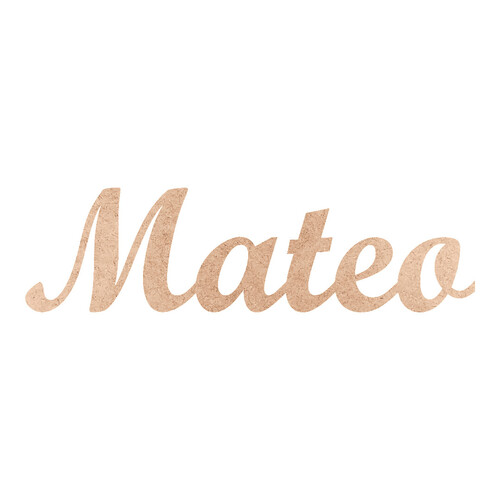 Recorte Mateo Script Mt Std / MDF 3mm