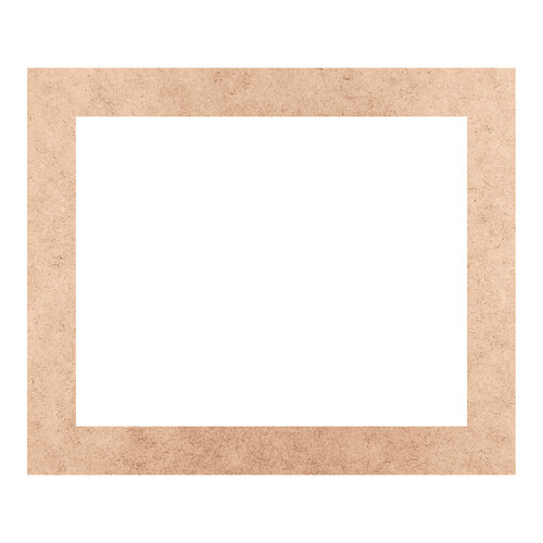 Recorte Moldura Ret 50 x 60 cm Borda 6 cm / MDF 3mm