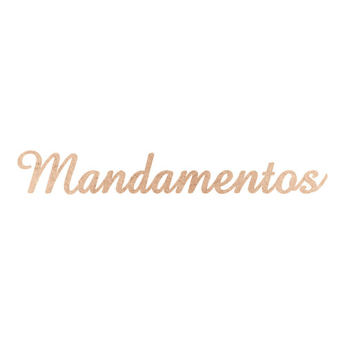 Recorte Mandamentos Amaze / MDF 3mm