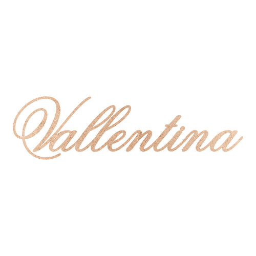 Recorte Vallentina Old Script / MDF 3mm