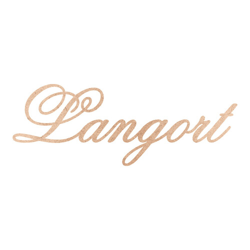 Recorte Langort Old Script / MDF 3mm