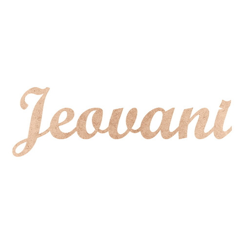 Recorte Jeovani Script Mt Std / MDF 3mm