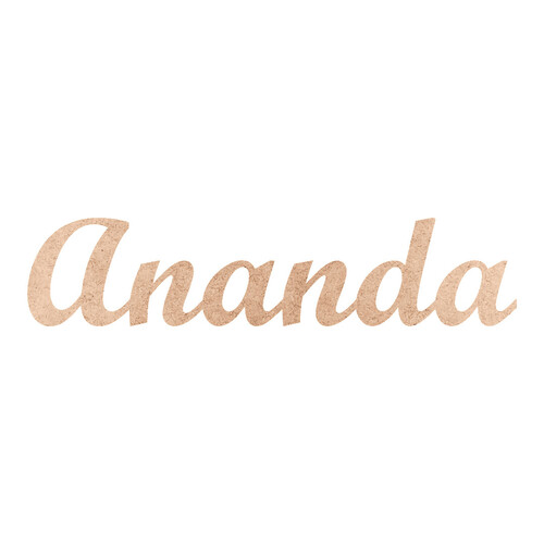 Recorte Ananda Script Mt Std / MDF 3mm