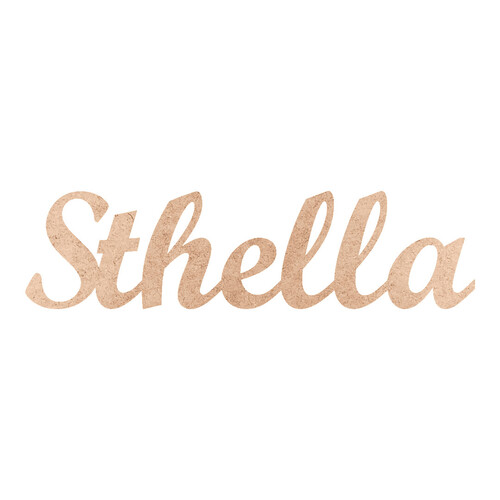 Recorte Sthella Script Mt Std / MDF 3mm