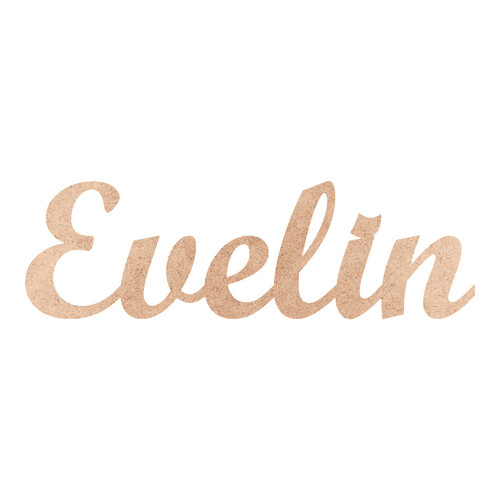 Recorte Evelin Script Mt Std / MDF 3mm