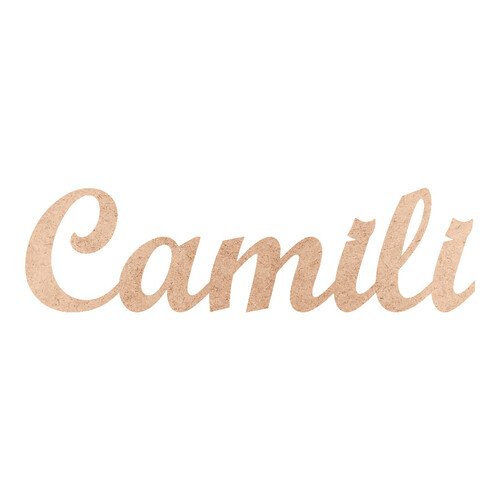 Recorte Camili Script Mt Std / MDF 3mm