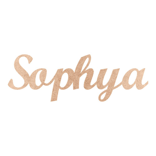 Recorte Sophya Script Mt Std / MDF 3mm