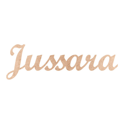 Recorte Jussara Script Mt Std / MDF 3mm