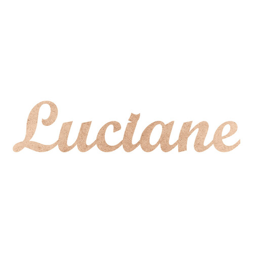 Recorte Luciane Script Mt Std / MDF 3mm