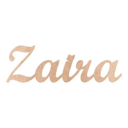 Recorte Zaira Script Mt Std / MDF 3mm