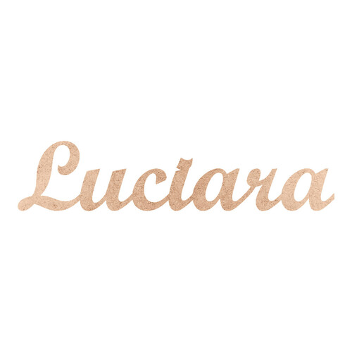 Recorte Luciara Script Mt Std / MDF 3mm