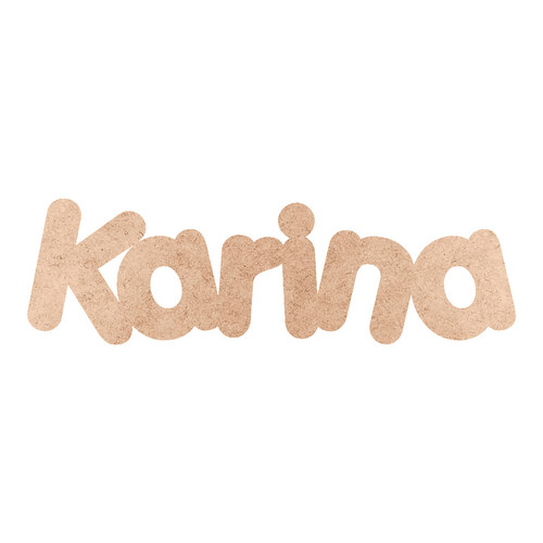 Recorte Karina Porkys / MDF 3mm