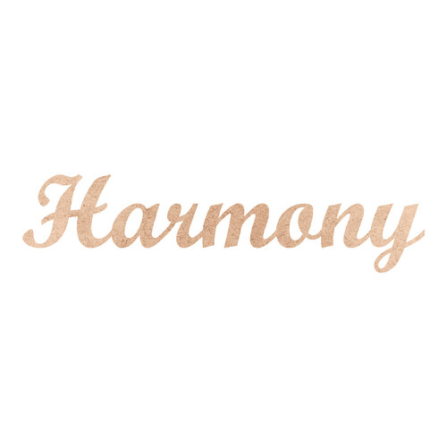 Recorte Harmony Script Mt Std / MDF 3mm