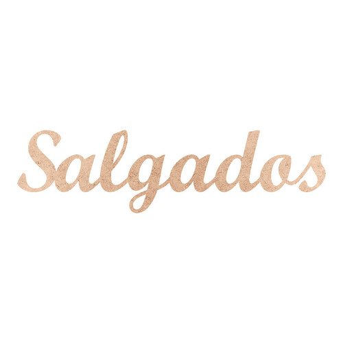 Recorte Salgados Script Mt Std / MDF 3mm