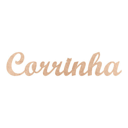 Recorte Corrinha Script Mt Std / MDF 3mm