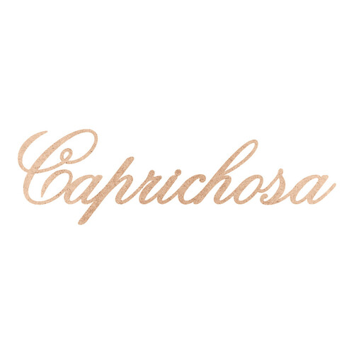 Recorte Caprichosa Old Script / MDF 3mm