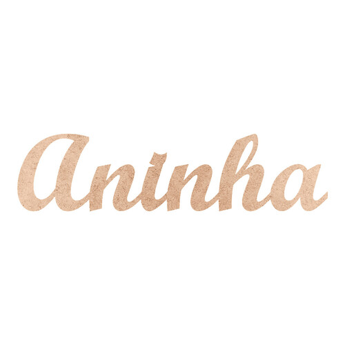 Recorte Aninha Script Mt Std / MDF 3mm