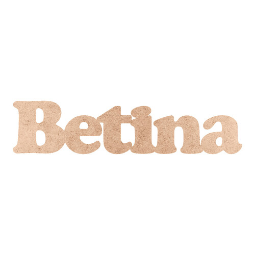 Recorte Betina Cooper Black / MDF 3mm