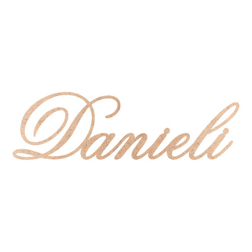 Recorte Danieli Old Script / MDF 3mm