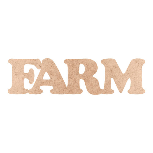 Recorte FARM Cooper Black / MDF 3mm