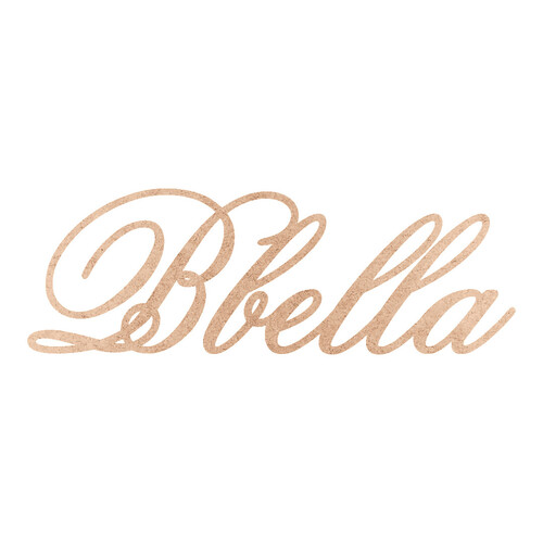 Recorte Bbella Old Script / MDF 3mm