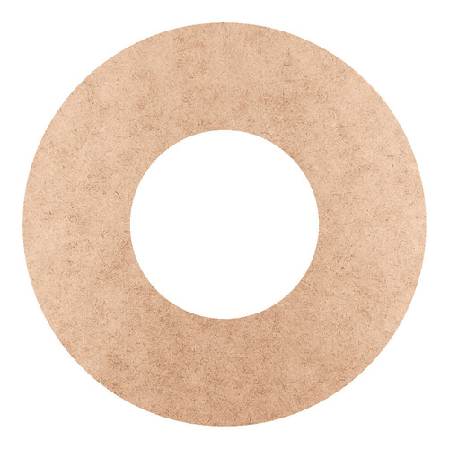 Recorte Moldura Cir 15 cm Borda 4 cm / MDF 3mm