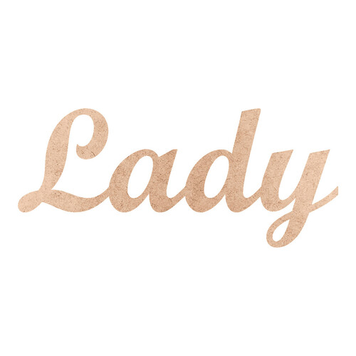 Recorte Lady Script Mt Std / MDF 3mm