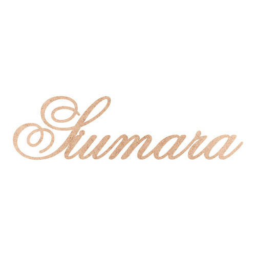 Recorte Siumara Old Script / MDF 3mm